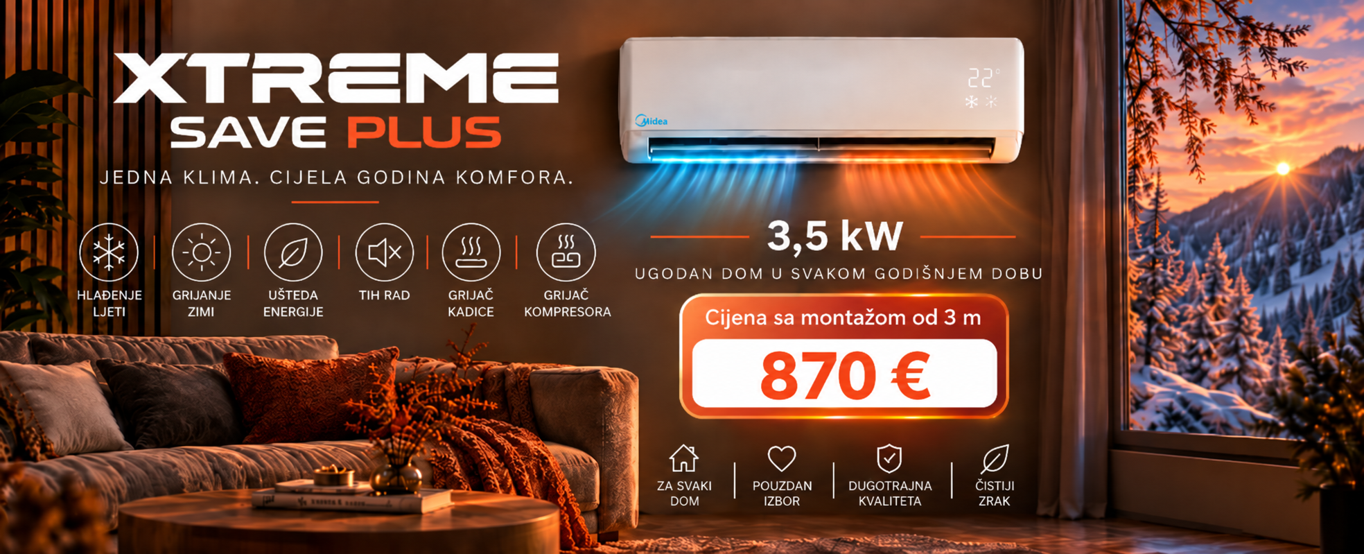 midea xtreme save plus